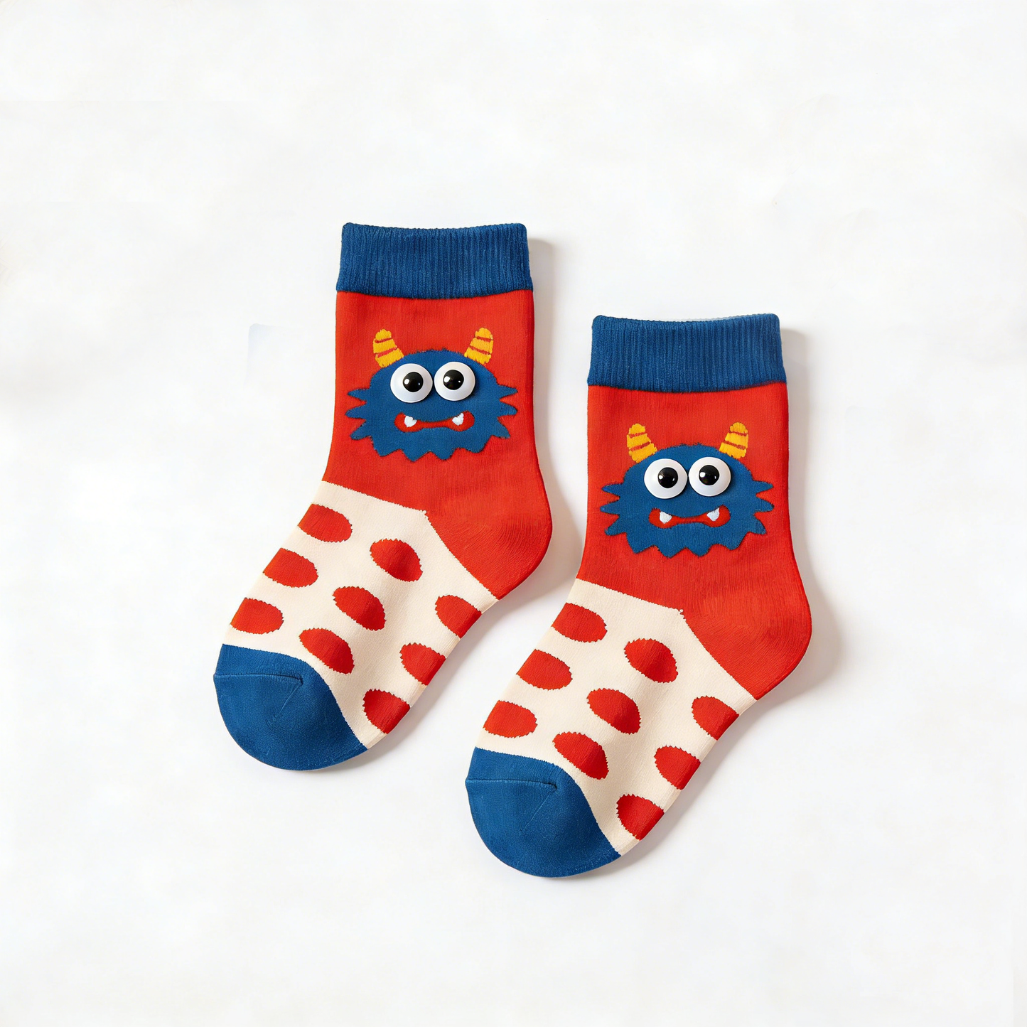 Silly Little Monster Fun Socks