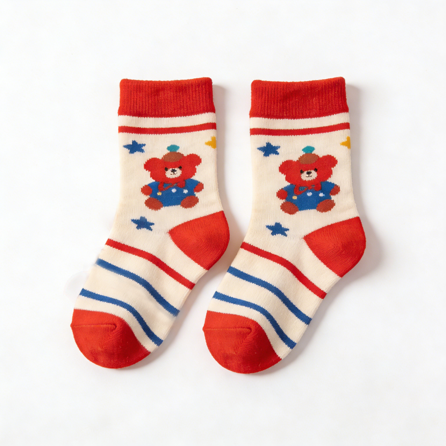 Vintage Bear Preppy Style Socks