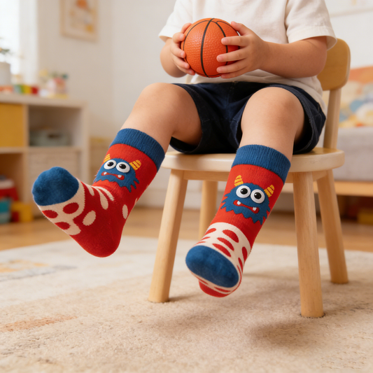 Silly Little Monster Fun Socks