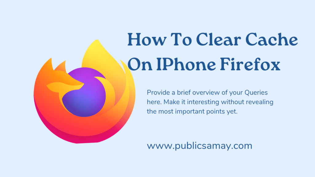 How To Clear Cache On Iphone